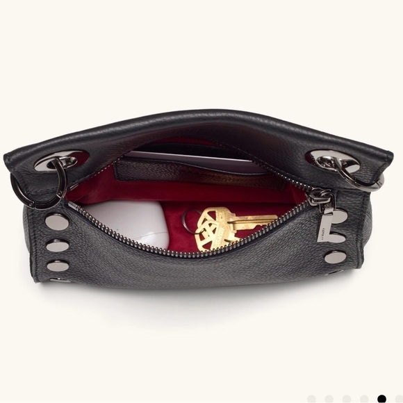 Hammitt Black Crossbody Bag with gun metal hardware Accents - Picture 5 of 13